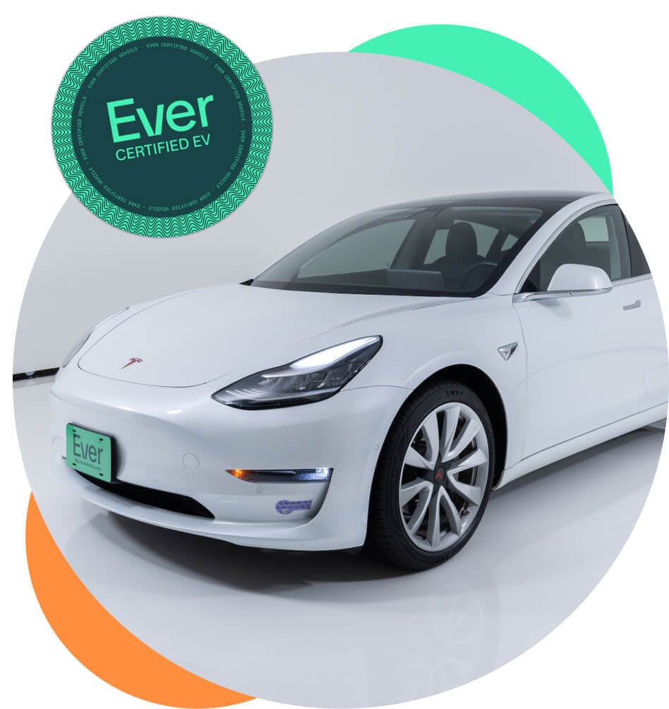 Ever certified tesla with background | EverCars Co.