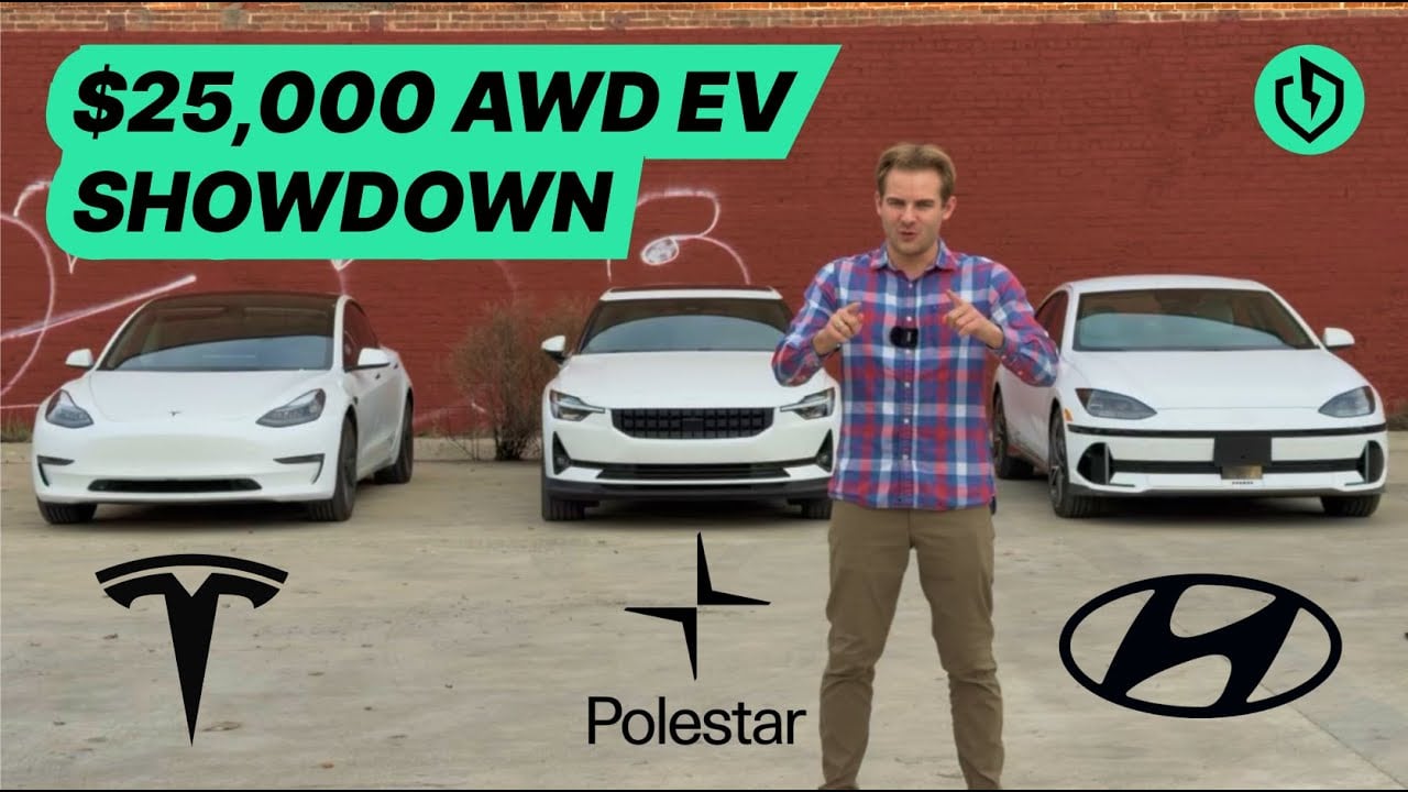 Tesla vs Polestar vs Hyundai: The Best EV Sedan For $25K