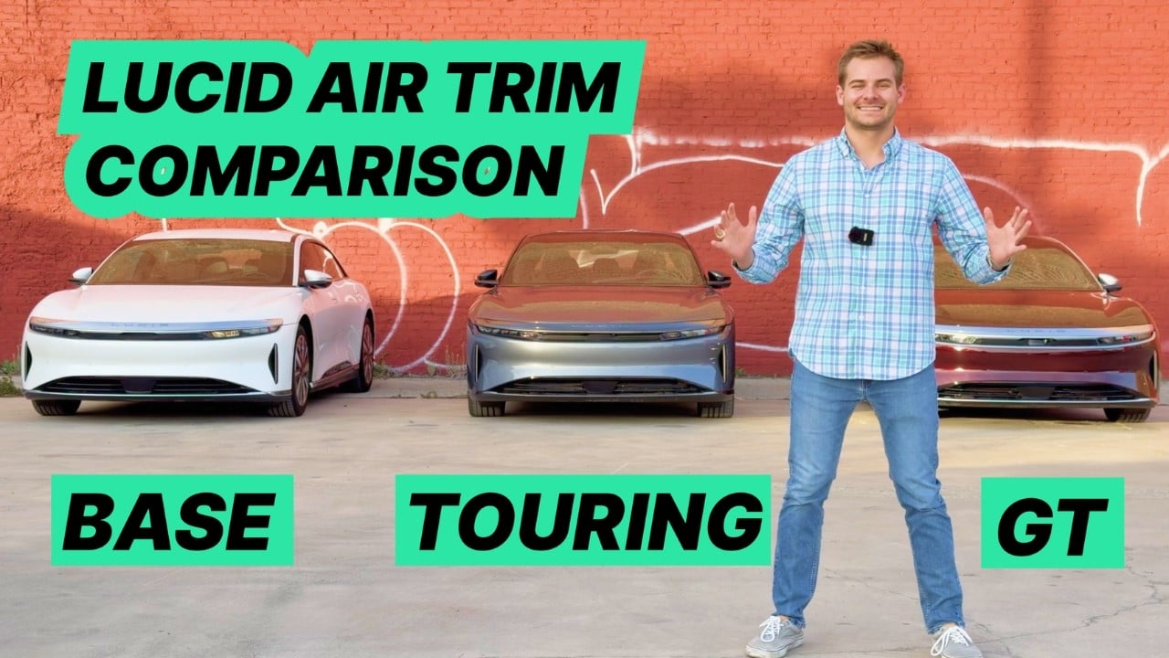 2026 Lucid Air Trim Comparison: Pure vs Touring vs Grand Touring