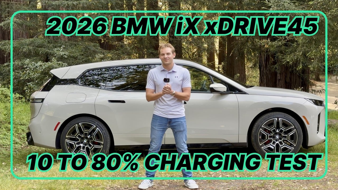 2026 BMW iX xDrive45 Charging Test: 10-80% Supercharger Results